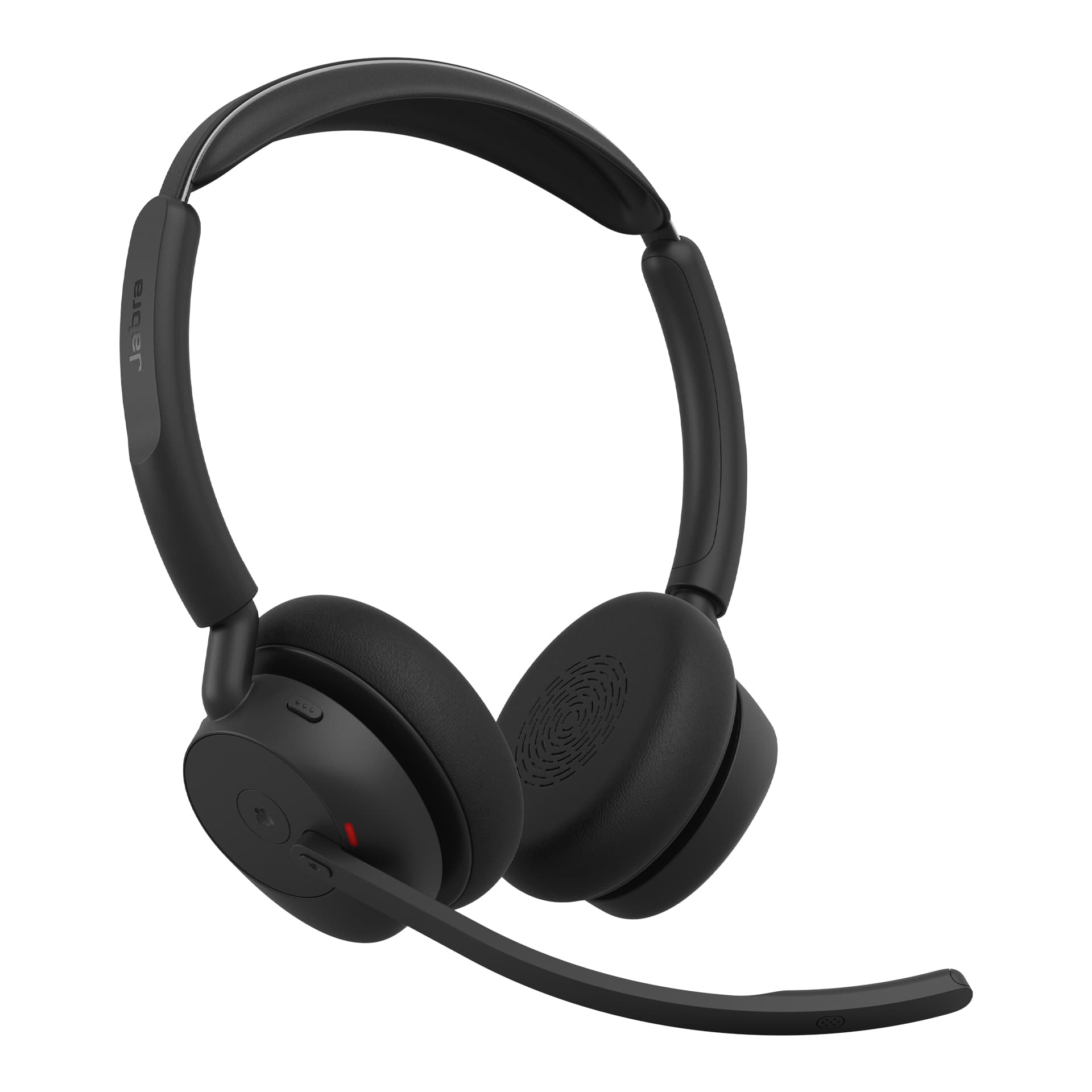 Jabra Evolve3 45 MS - Auscultadores - no ouvido - bluetooth - sem fios, com cabo - cancelamento de ruído activo - USB-C através de adaptador de Bluetooth, USB-C - Certificação MFi, Certificação Microsoft Swift Pair, Works With Chromebook Certified, W