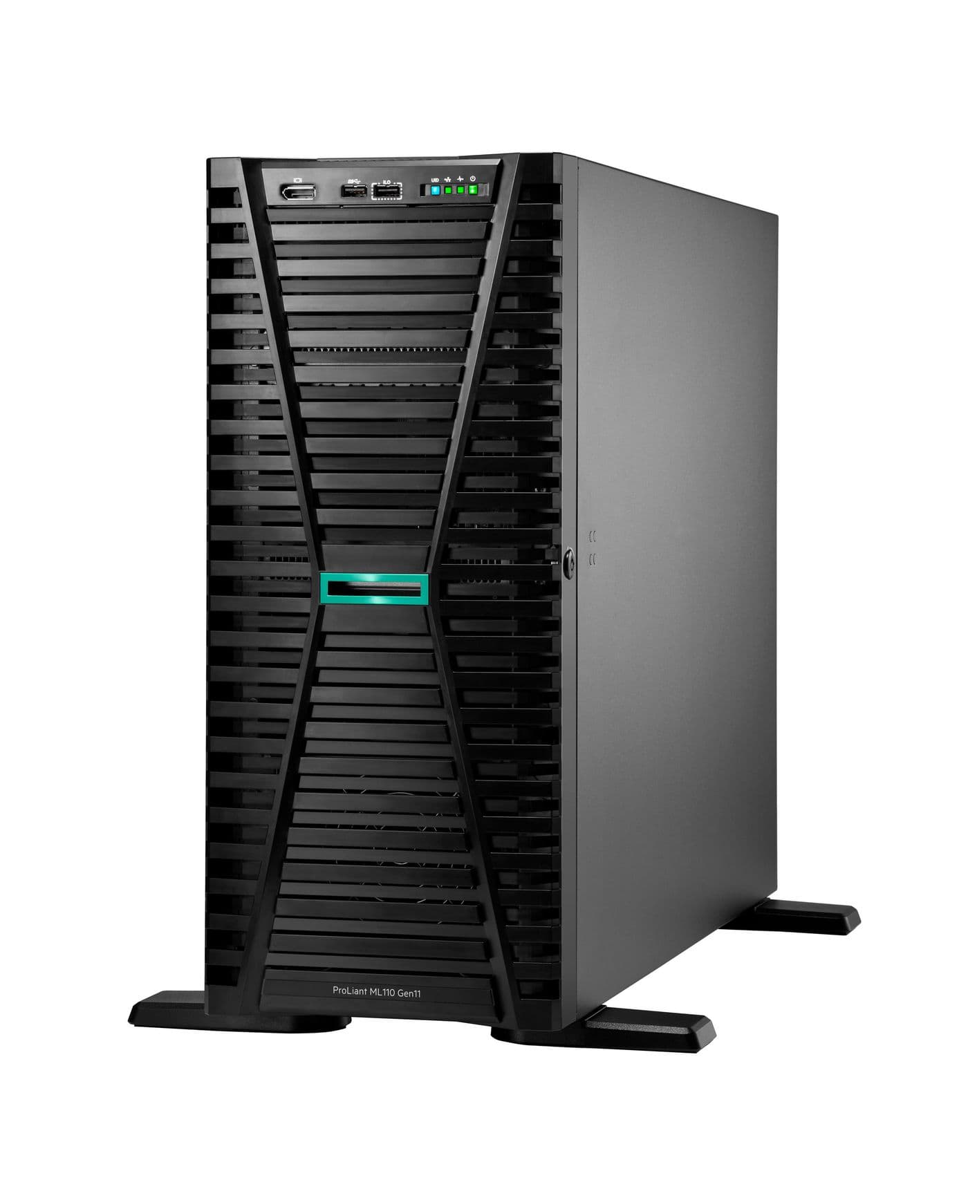 HPE ProLiant ML110 Gen11 - Servidor - torre 4.5U - 1 via - 1 x Xeon Gold 5515+ / até 4.1 GHz - RAM 64 GB - SATA/SAS/NVMe - hot-swap (permuta) 2.5" compartimento(s) - sem HDD - Gigabit Ethernet - sem SO - monitor: nenhum - Smart Choice