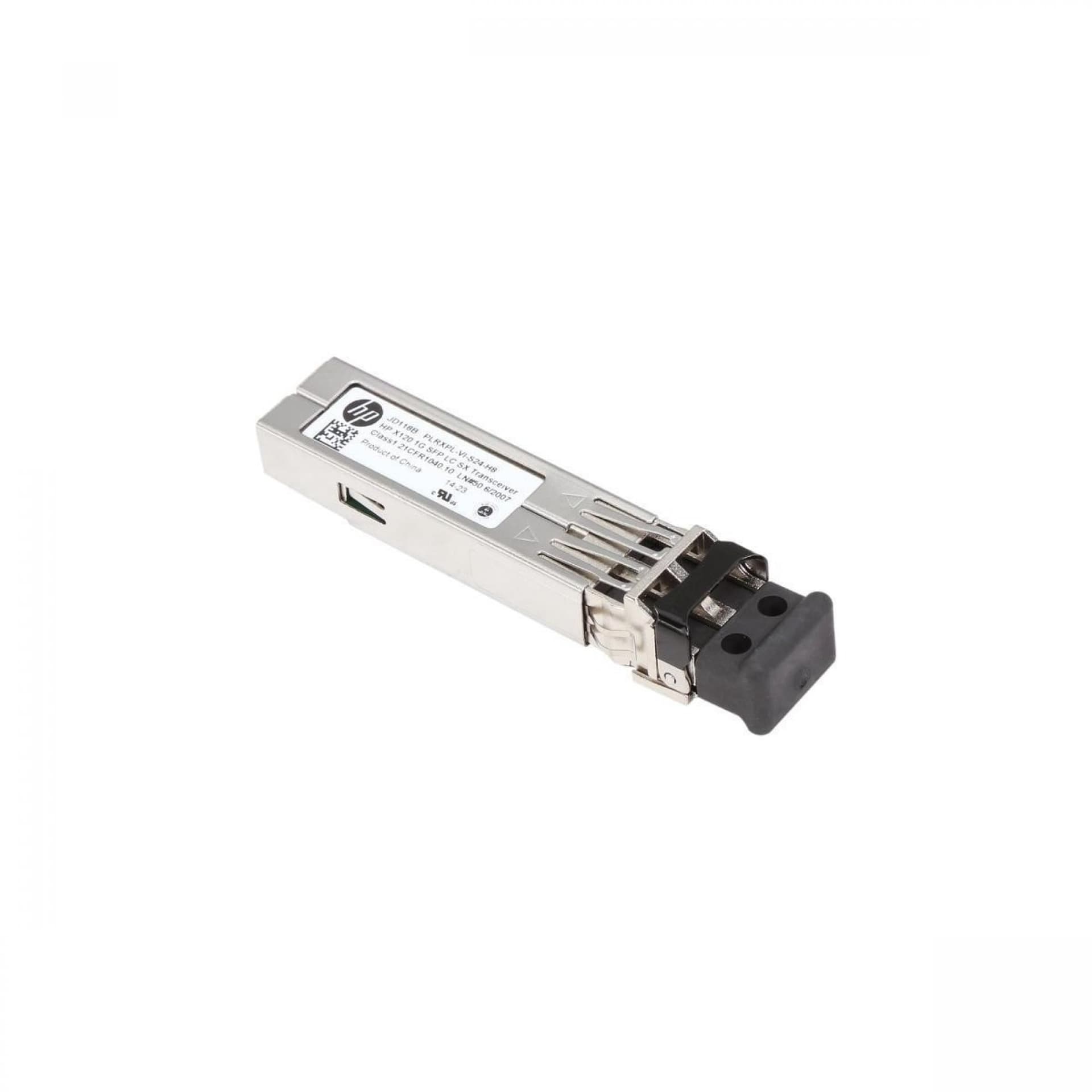 HPE X120 - Módulo de transceptor SFP (mini-GBIC) - 1GbE - 1000Base-SX - LC - para Networking Comware 2050 20, 2050 24, 2050 48, 2150 16, 2150 24, 2150 48, 2150 8p, 5150L 24