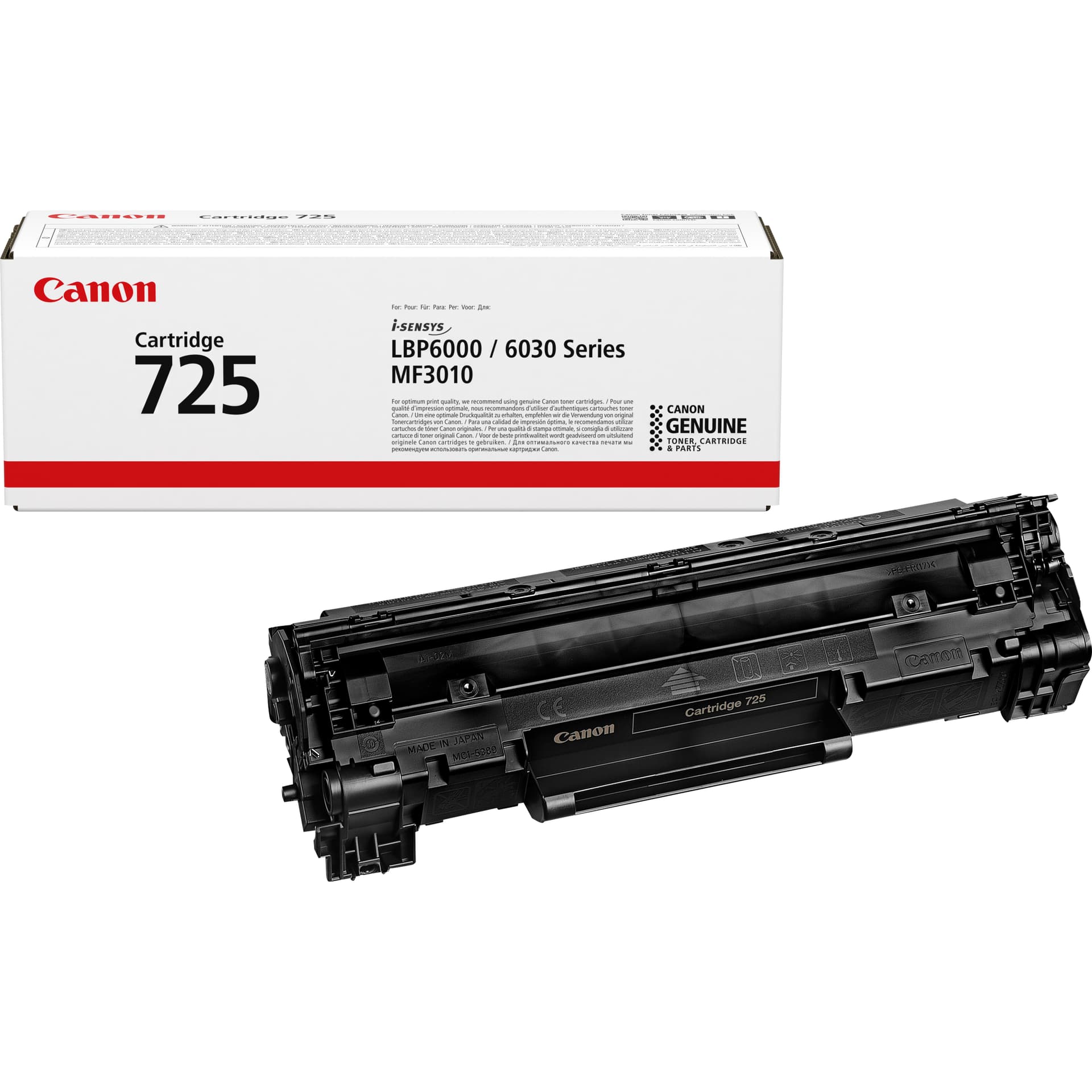 CANON CRG-725 toner cartridge black standard capacity 1.600 pages 1-pack