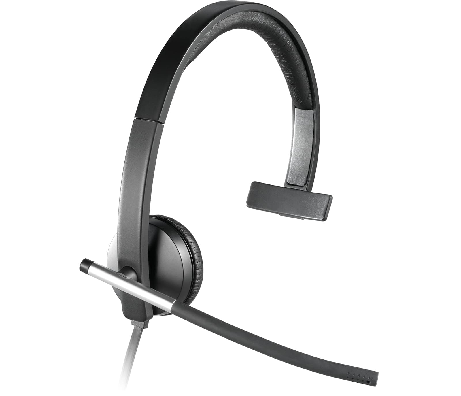 Logitech USB Headset Mono H650e - Auscultadores - no ouvido - com cabo