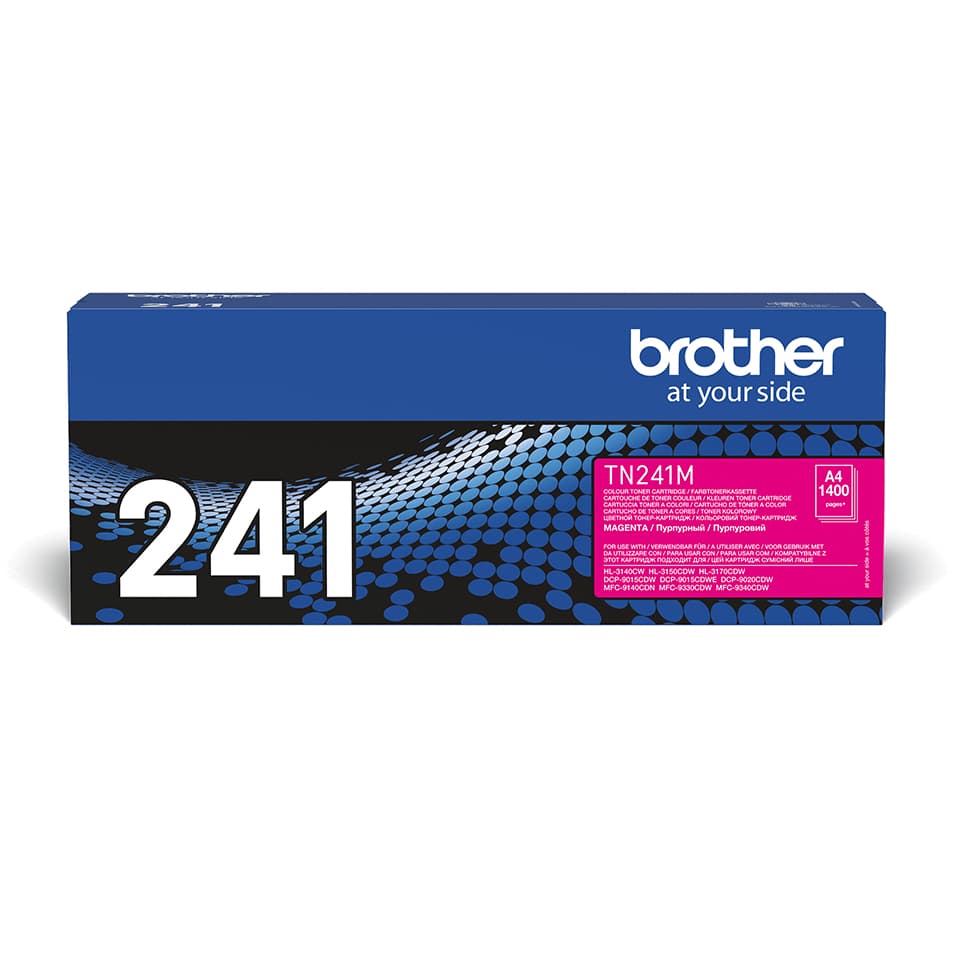 Brother TN241M - Magenta - original - cartucho de toner - para Brother DCP-9015CDW, DCP-9020CDW, HL-3150CDW, MFC-9140CDN