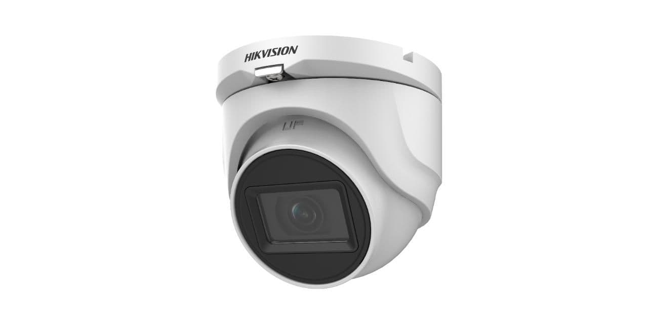 Hikvision Câmara turret Turbo HD 5 MP a 20 fps, lente 2,8 mm