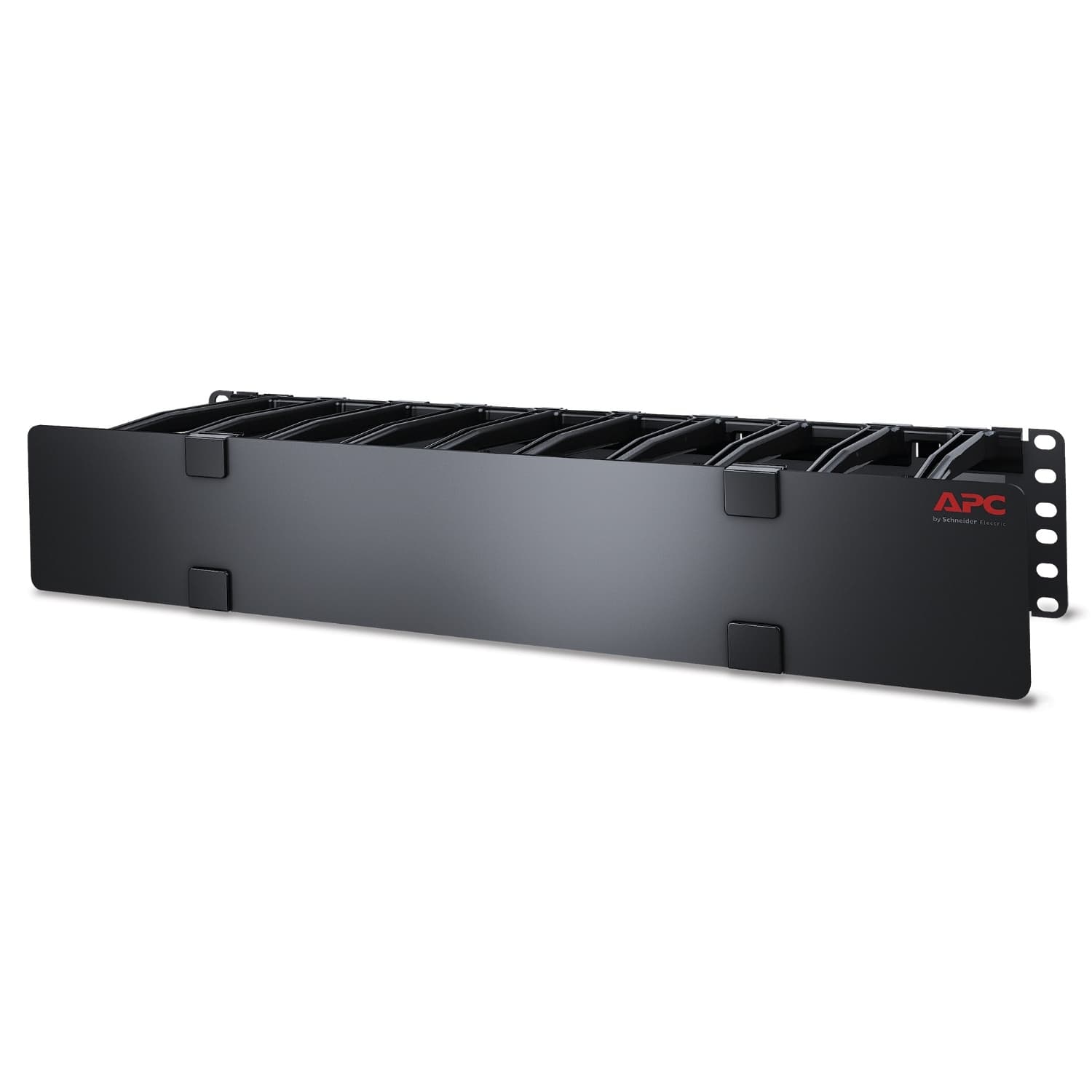 APC Cable Management - Kit de gestão do cabo do bastidor - preto - 2U - Compatível com TAA - para P/N: SCL500RM1U, SMX1500RM2UCNCUS, SMX1500RM2UCUS, SMX2KR2UX145, SMX3KR2UNCX145, SMX750CUS
