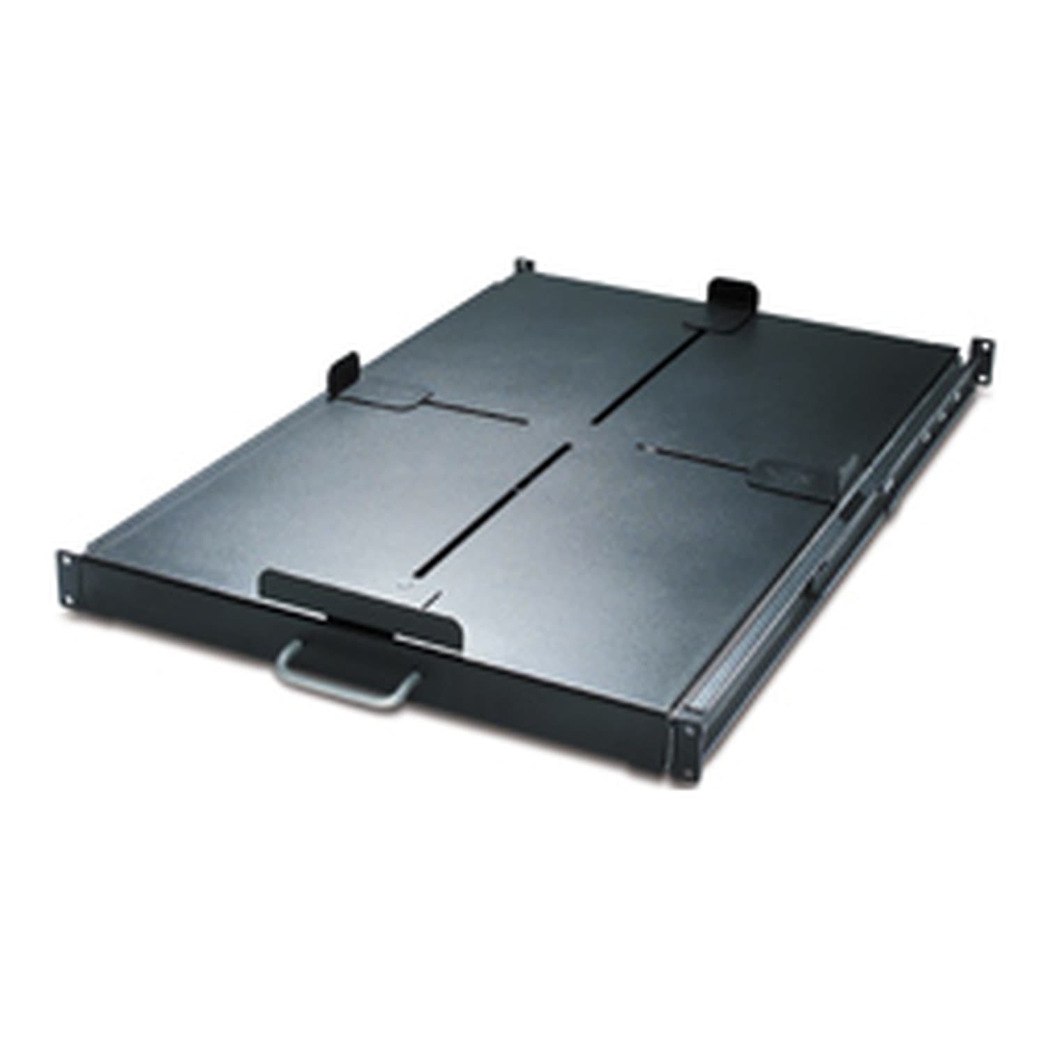 APC - Prateleira de bastidor - preto - 1U - para NetShelter EP, NetShelter ES, NetShelter SX, Netshelter VX, NetShelter WX