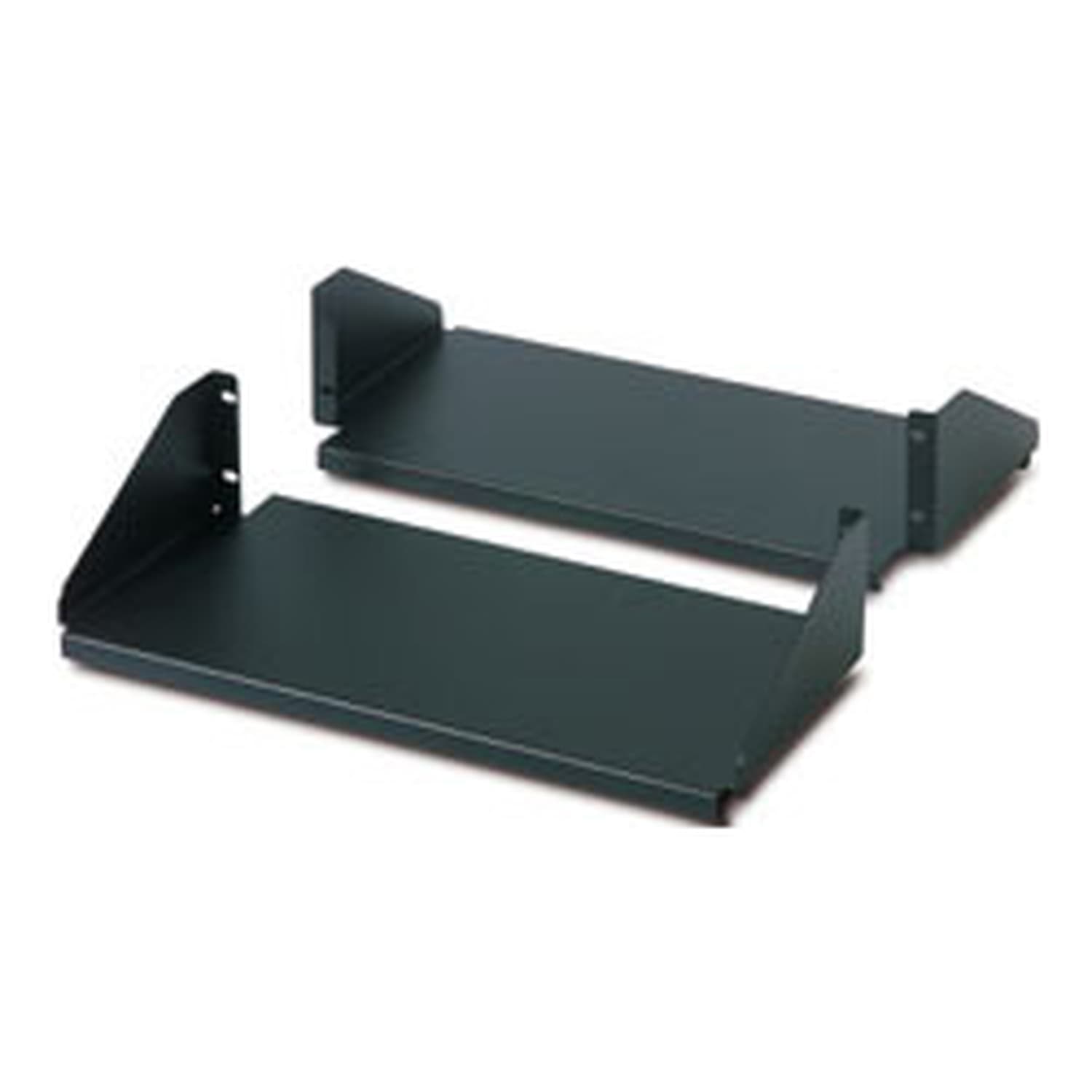 APC - Prateleira de bastidor - preto (pacote de 2) - para NetShelter 2 Post Open Frame Rack, 4 Post Open Frame Rack