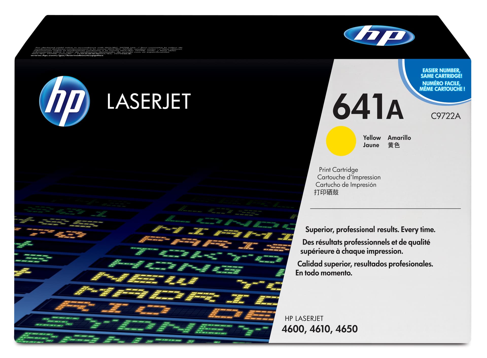 HP 641A original Colour LaserJet Toner cartridge C9722A yellow standard capacity 8.000 pages 1-pack