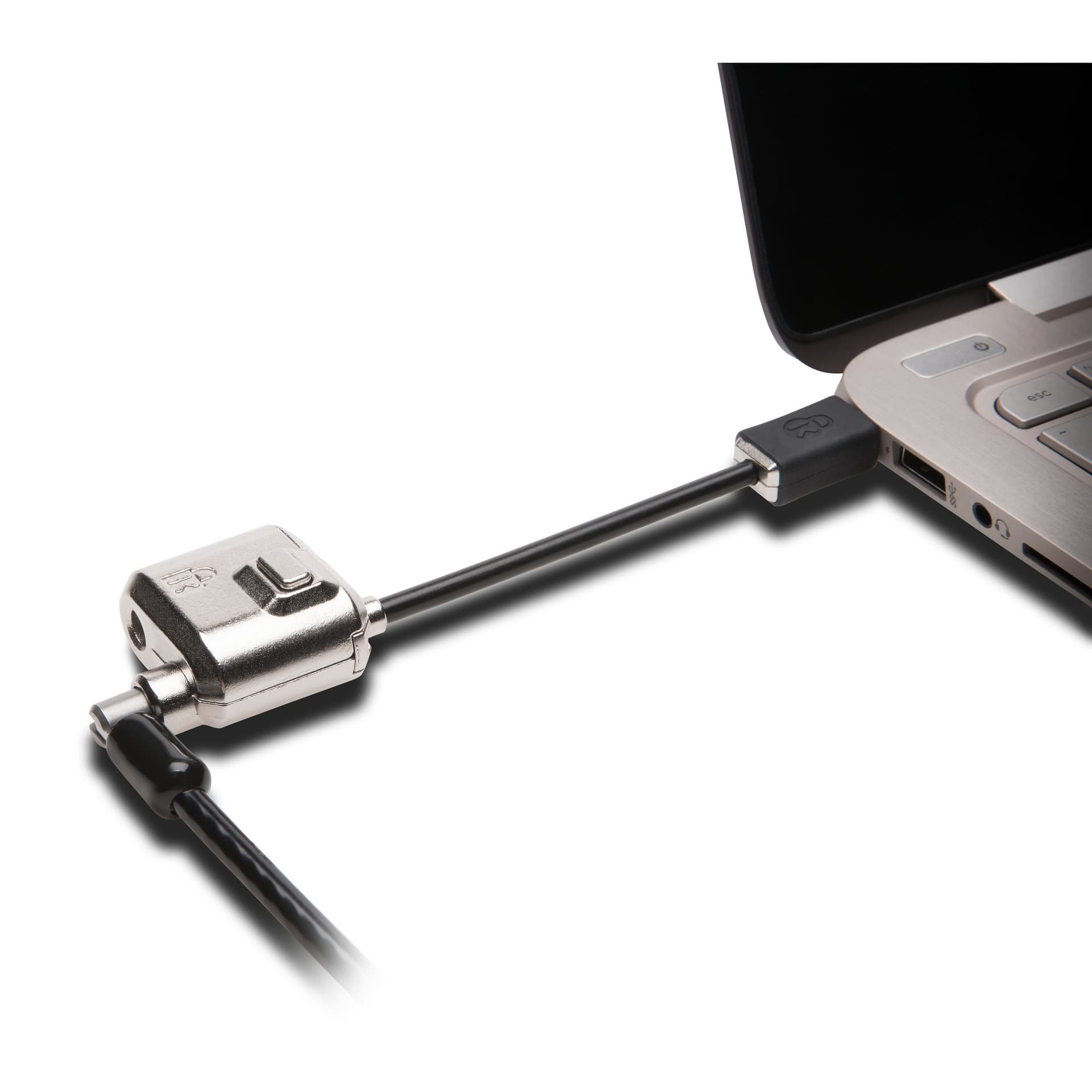 Kensington MiniSaver Mobile Lock - Cabo de fecho de notebook - preto - 1.8 m