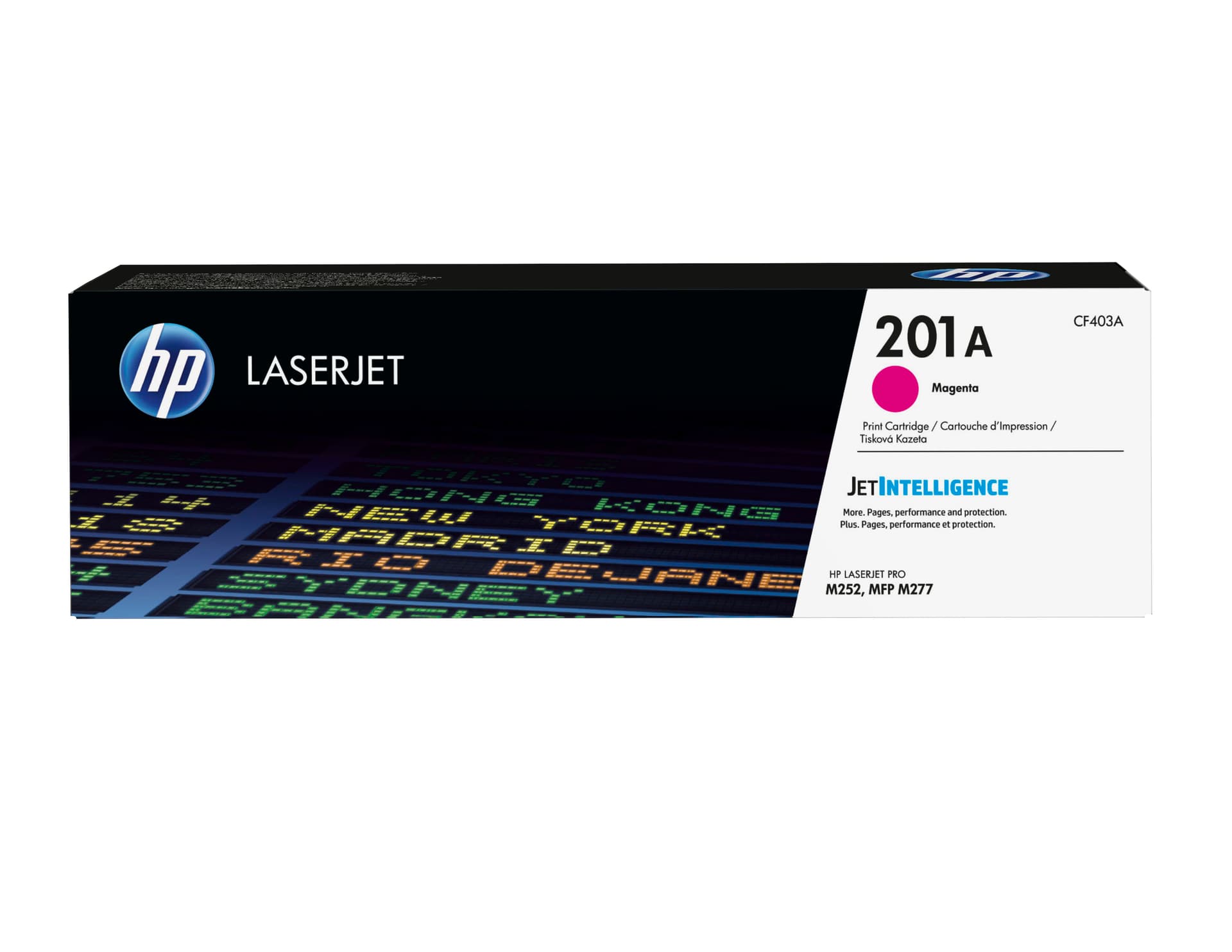 HP 201A - Magenta - original - LaserJet - cartucho de toner (CF403A) - para Color LaserJet Pro M252dn, M252dw, M252n, MFP M277c6, MFP M277dw, MFP M277n