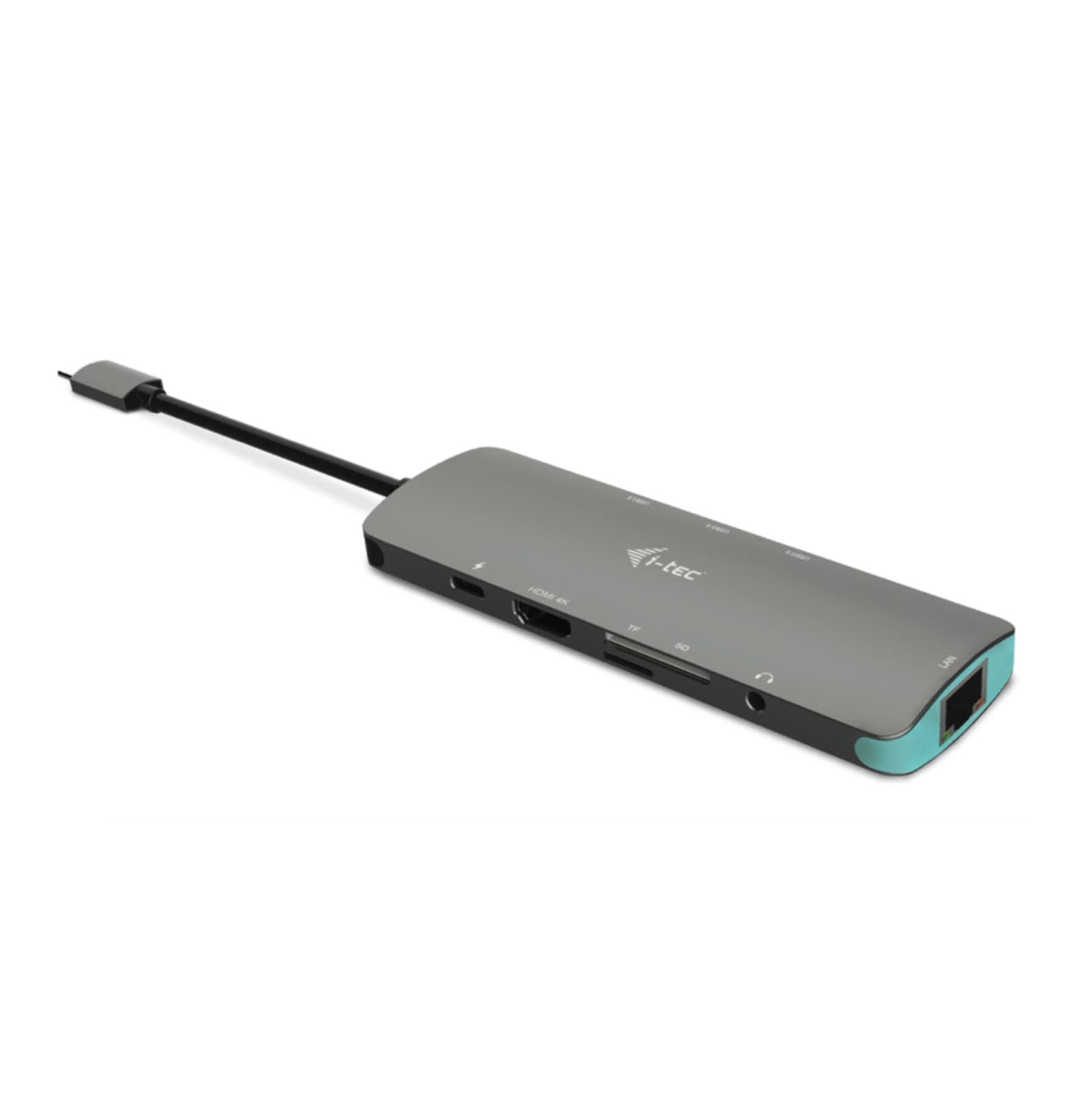 I-TEC USB C Metal Nano Docking Station 1xHDMI 4K 1xSD Cardreader 1xmicroSD Cardreader 1xGLAN 1xAudio 3x USB 3.0 Port 1x USB-C PD