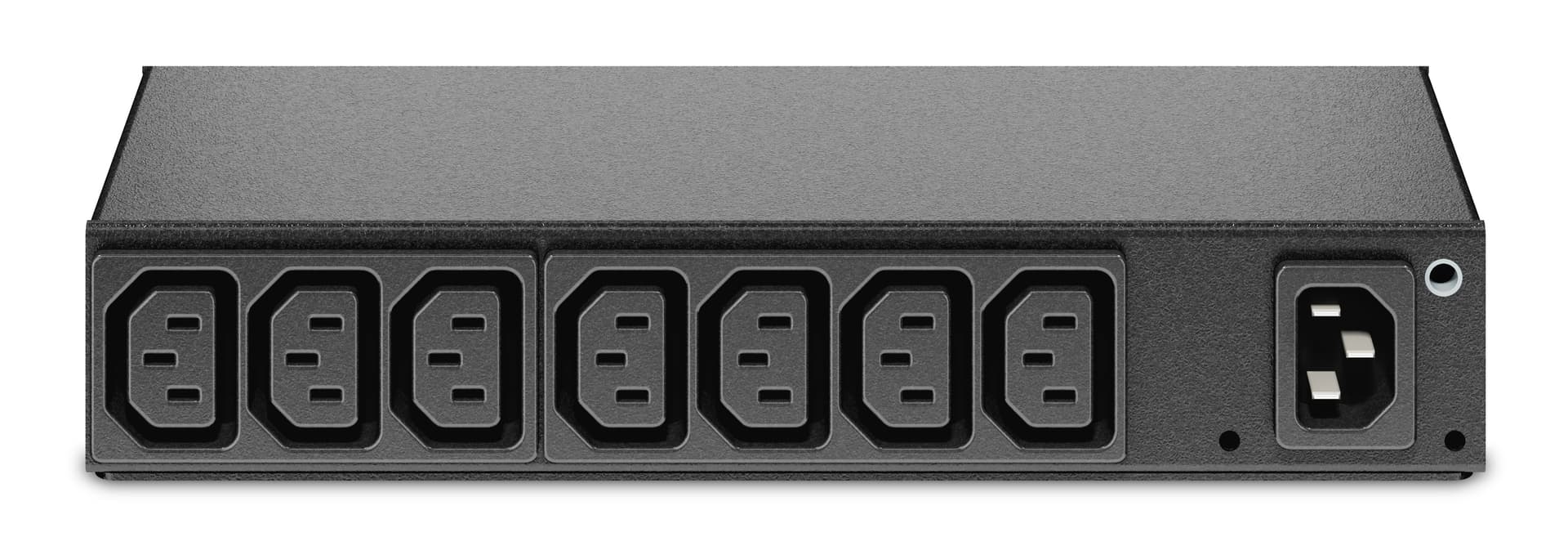 APC Basic Rack PDU AP6015A - Unidade de distribuição de potência (montável em bastidor) - AC 100/120/200/208/230/240 V - entrada: IEC 60320 C14 - conectores de saída: 8 (power IEC 60320 C13) - 1U - preto - para P/N: SCL500RM1U, SCL500RMI1U, SMTL750RM