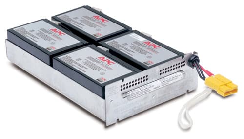 APC Replacement Battery Cartridge #24 - Bateria UPS - ácido de chumbo - preto - para P/N: DLA1500RM2U, SU1400R2IBX135, SUA1500R2ICH, SUA1500RM2U-BR, SUA1500RM2UTW
