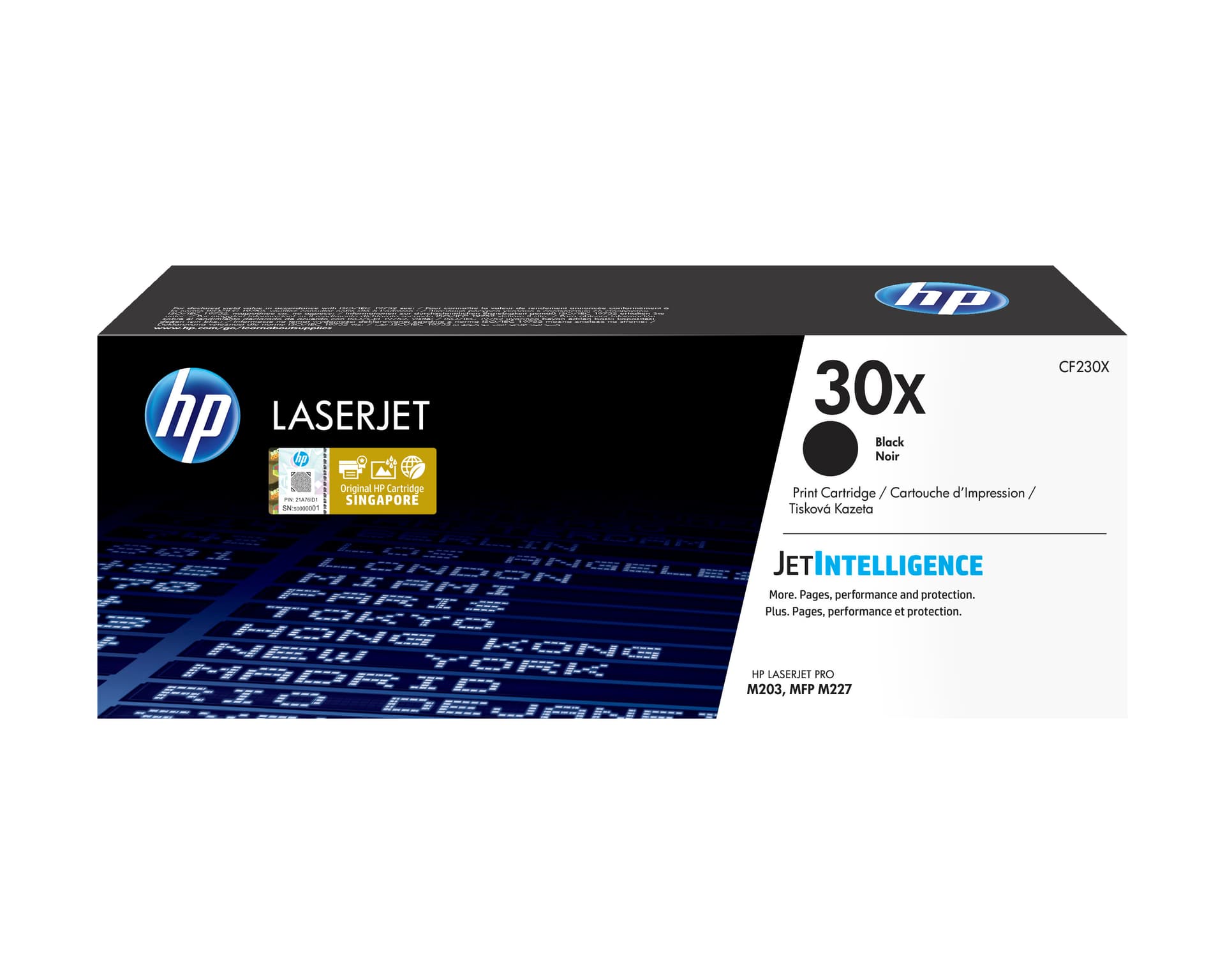 HP Toner LaserJet Original 30X Preto de elevado rendimento