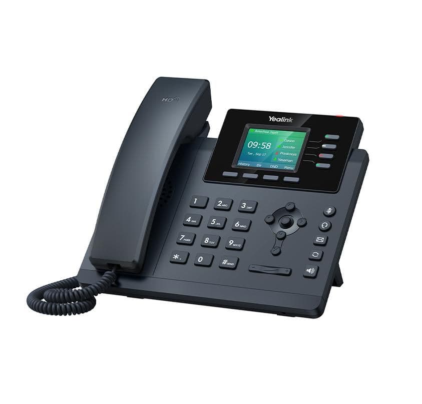 Yealink Sip-T34W Ip Phone Black 4 Lines Led Wi-Fi