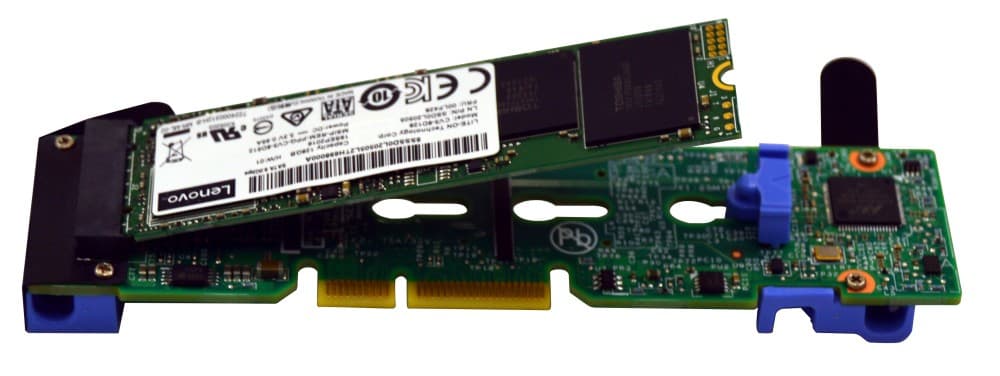 Lenovo ThinkSystem M.2 Mirroring Enablement Kit - Controlador de memória - M.2 - SATA 6Gb/s - para ThinkAgile VX Certified Node 7Y94, ThinkAgile VX3320 Appliance, VX7520 Appliance