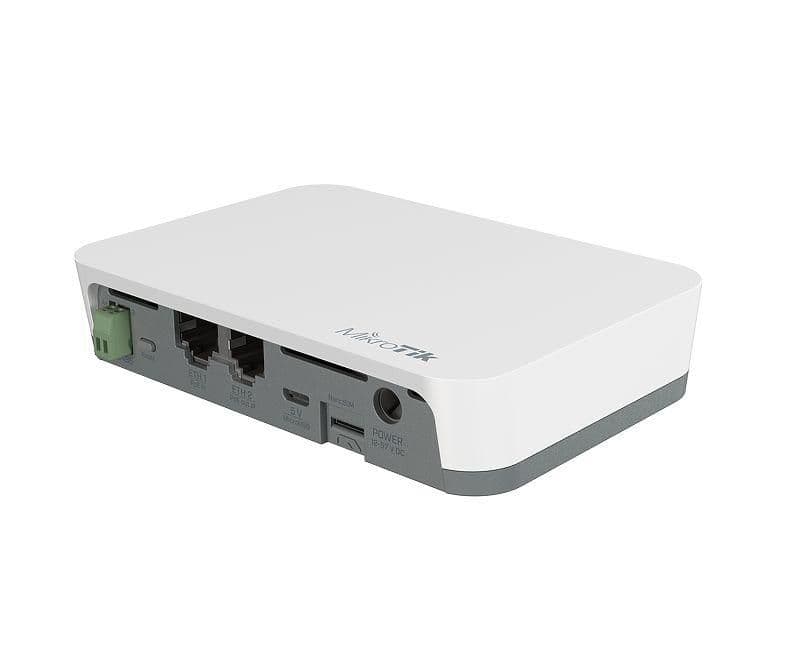 MikroTik KNOT IoT Gateway with 650MHz CPU, 64MB RAM, 2 x 10/100Mbps