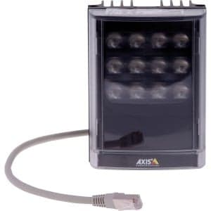 AXIS T90D20 PoE IR-LED Illuminator - Iluminador infra-vermelho - montagem no tecto, montagem no poste, montagem na parede - interior, exterior - preto - para AXIS P1385-E, P1455-LE, P1455-LE-3, Q1656, Q1656-B, Q1715, V5938 50