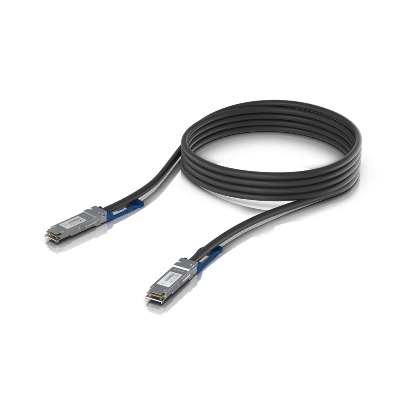 Ubiquiti QSFP28 direct attach cable with a 100 Gbps max data