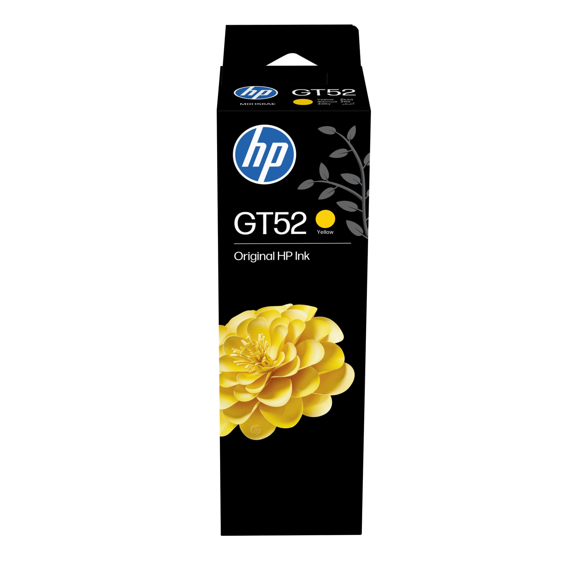 HP original GT52 Ink cartridge M0H56AE Bottle Yellow