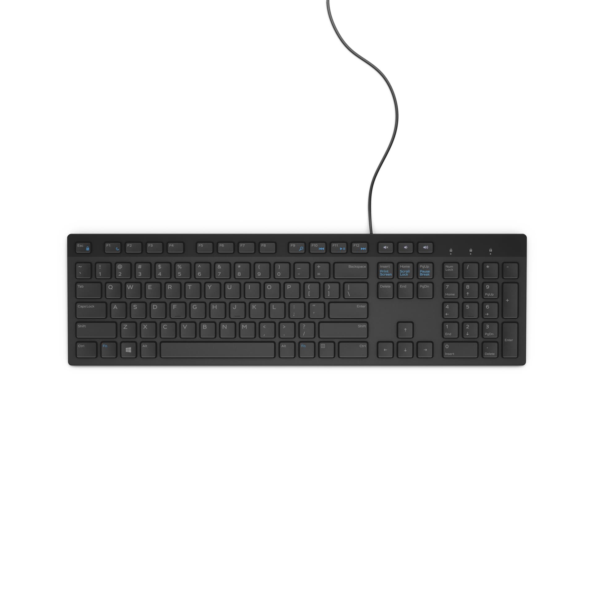 DELL CP TECLADO MULTIMEDIA KB216 US INTERNACIONAL QWERTY BLACK