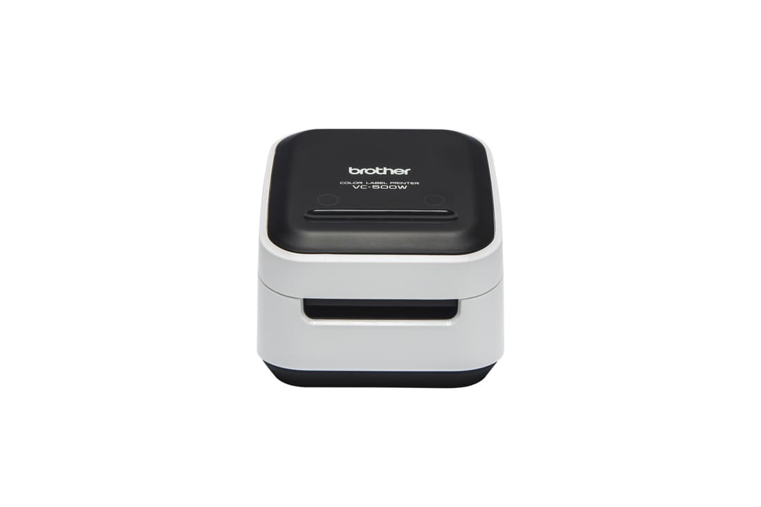 Brother VC-500W - Impressora de etiquetas - a cores - térmico direto - Rolo (5 cm) - 313 dpi - até 8 mm/ s (mono)/ até 8 mm/ s (cor) - USB 2.0, Wi-Fi(n) - cortador