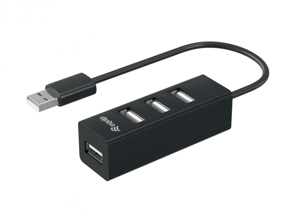 EQUIP LIFE HUB USB 4xUSB BLACK
