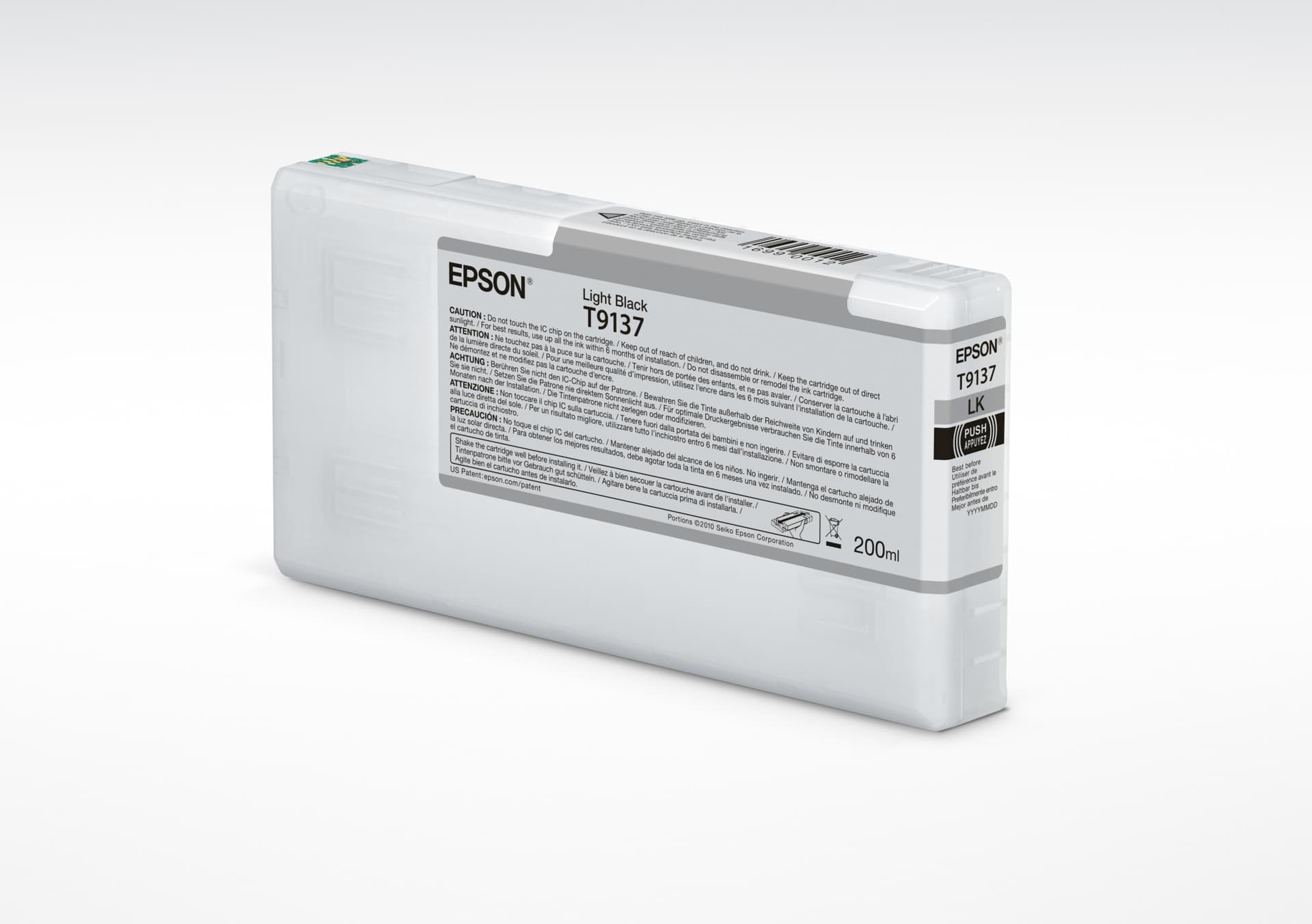 Tinteiro EPSON T9137 Cinzento 200ml - SureColor SC-P5000