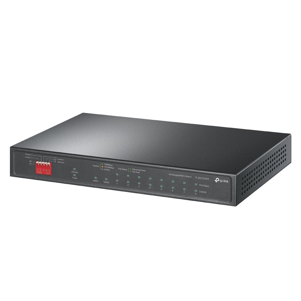 TP-LINK 10-Port Gigabit Desktop Switch with 8-Port PoE+