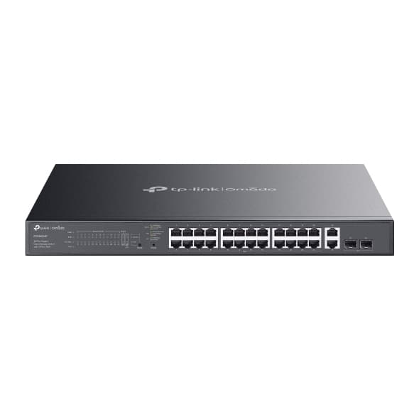 TP-Link Omada ES228GMP switch de rede Gerido L2 Gigabit Ethernet (10/100/1000) Power over Ethernet (PoE) Preto