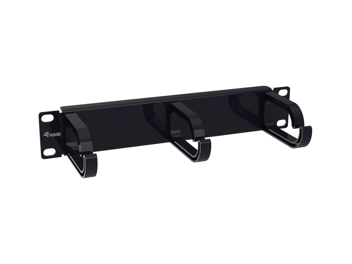 EQUIP CABLE MANAGEMENT PANEL 10" 1U BLACK