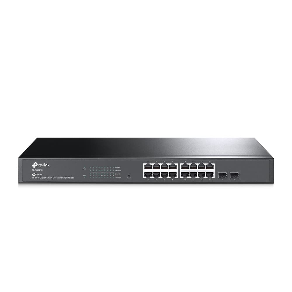 TP-LINK TL-SG2218 JetStream 16-Port Gigabit Smart Switch with 2 Gigabit SFP Slots Omada SDN