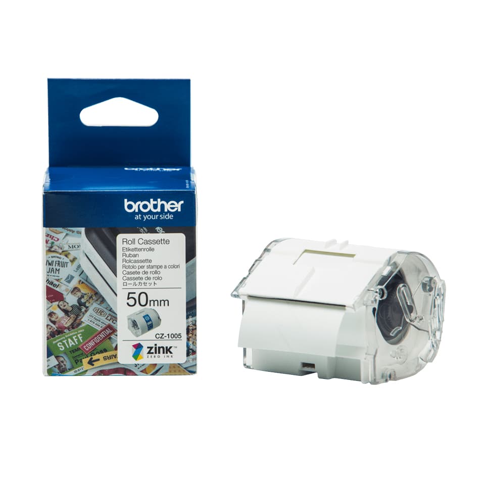 Brother CZ-1005 - Rolo (5 cm x 5 m) 1 rolo(s) etiquetas contínuas - para Brother VC-500W
