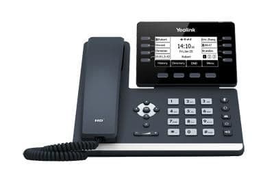 Yealink SIP-T53W IP phone Black Wired handset LCD 8 lines Wi-Fi