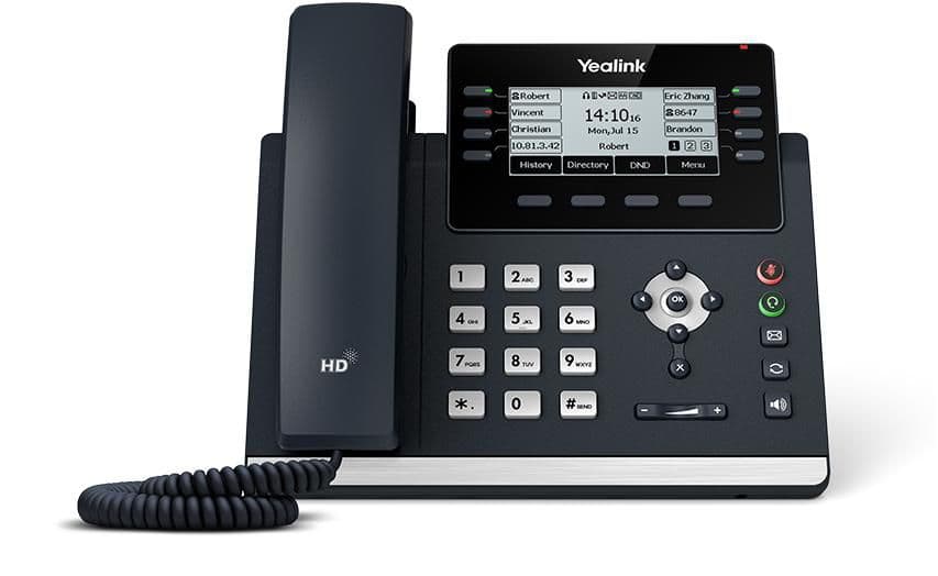 Yealink SIP-T43U IP phone Grey LCD Wi-Fi SIP-T43U, IP Phone