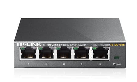 TP-LINK SWITCH 5PORT 10/100/1000 DESKTOP STEEL CASE