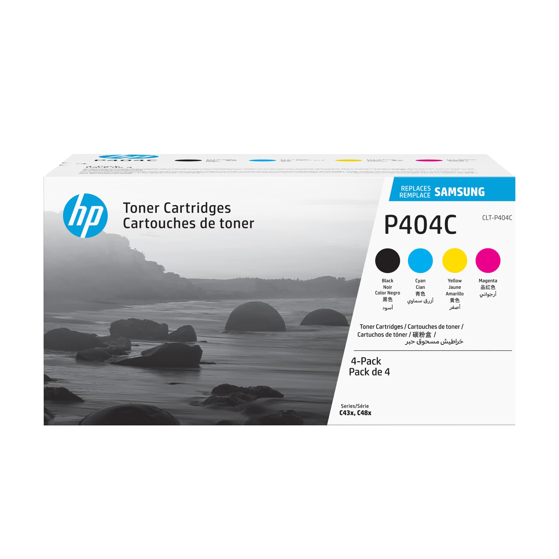 SAMSUNG CLT-P404C/ELS 4-pk CYMK Toner Crt