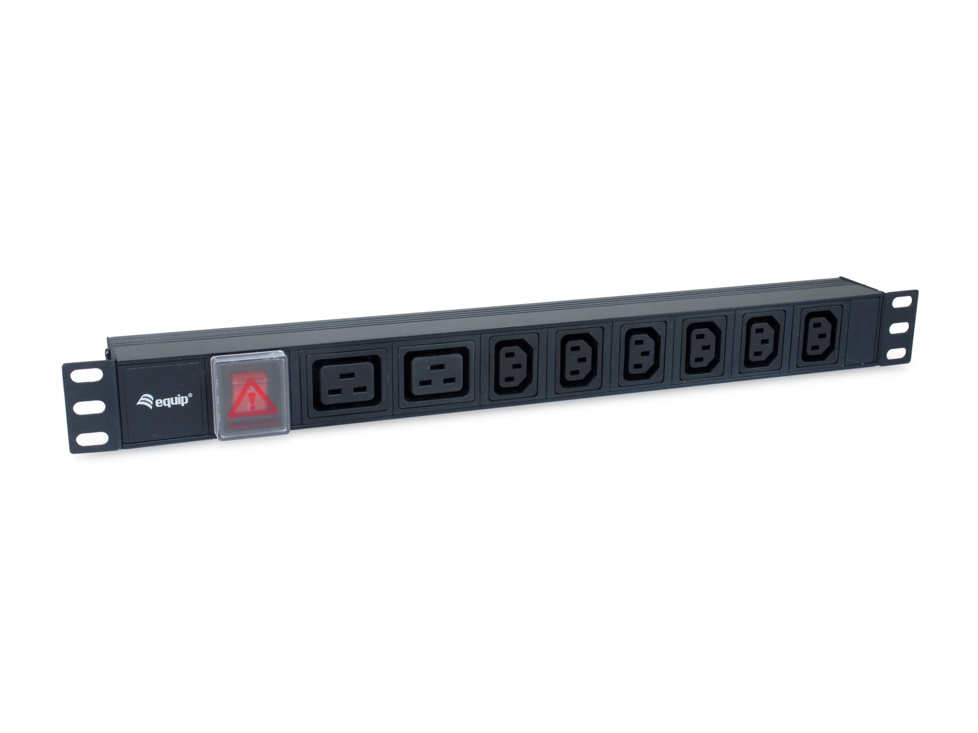 EQUIP REGUA 19" 8 TOMADAS 6 IEC-C13 + 2 X IEC-C16 C/INTERRUPTOR#PROMO FIM STOCK#