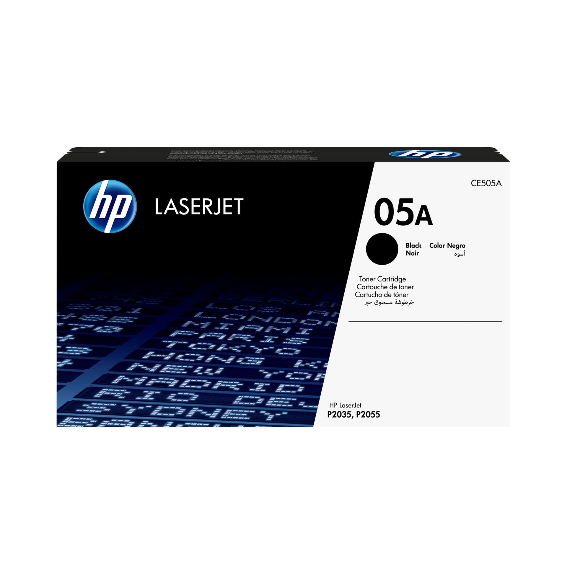 HP 05A original LaserJet Toner cartridge CE505A black standard capacity 2.300 pages 1-pack Smart Printing TechnologY