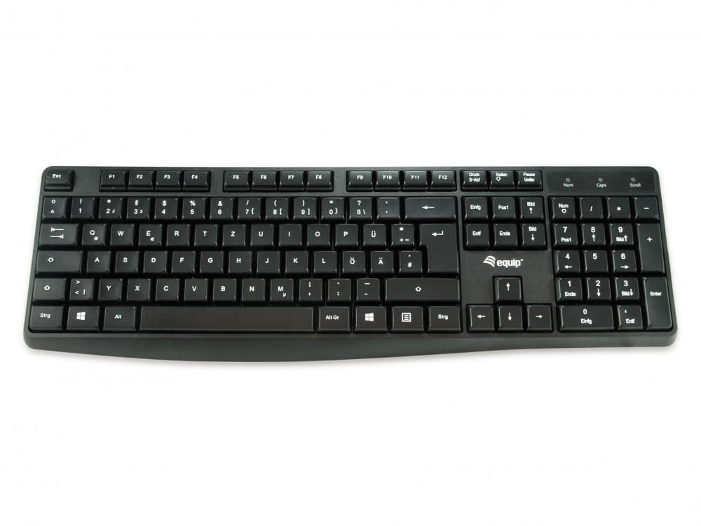 EQUIP LIFE TECLADO STANDARD 105 TECLAS USB BLACK