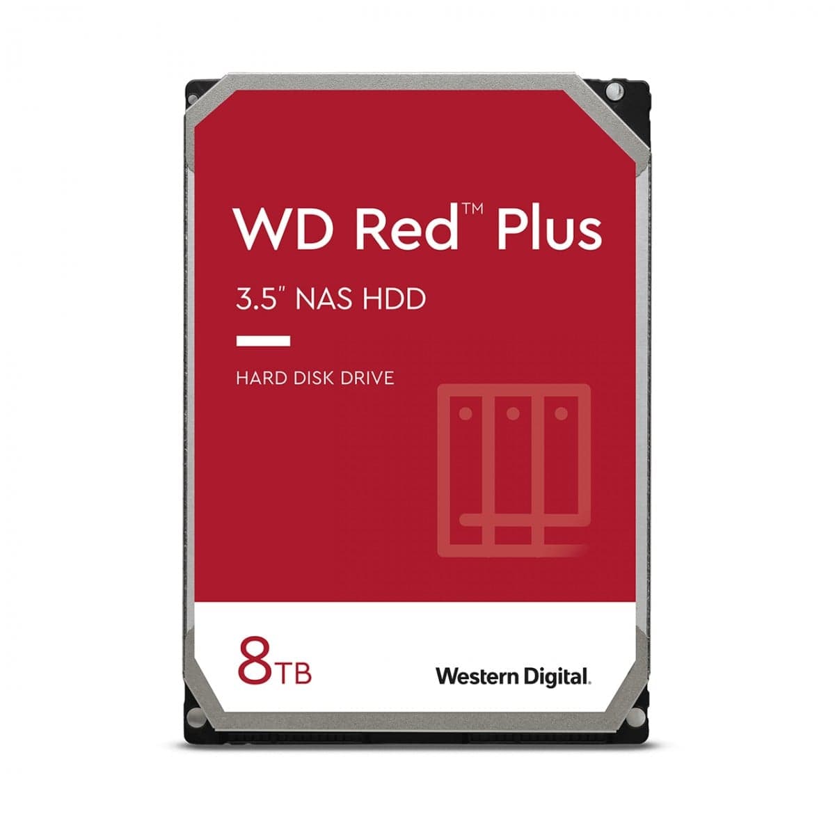 WD HDD 3.5" 8TB 256MB 5640RPM SATA 6 RED PLUS NAS#PROMO APENAS STOCK#