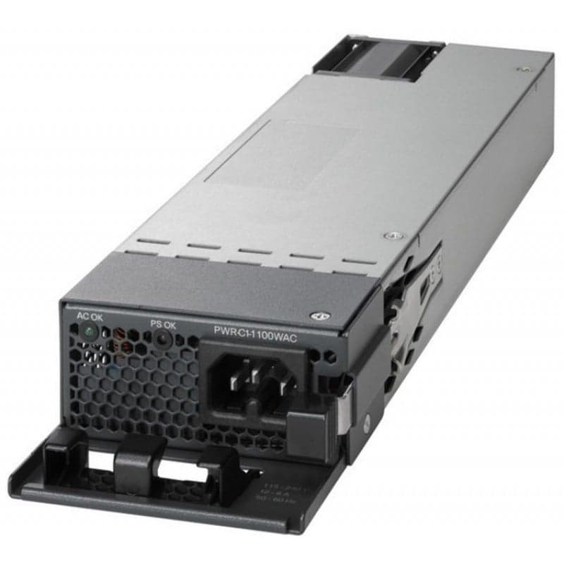 Cisco - Suprimento de potência - hot-plug (módulo plug-in) - 80 PLUS Platinum - AC 115-240 V - 1100 watt - para Catalyst 9300 (Higher Scale) (1100 watt), 9300L (1100 watt)