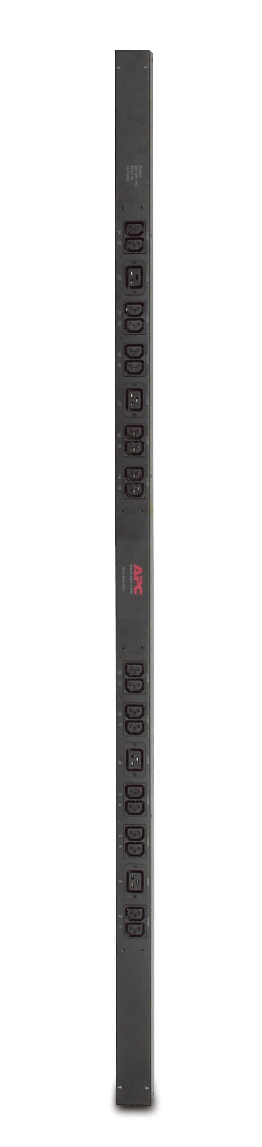APC Basic Rack PDU Zero U - Painel de distribuição de energia (montável em bastidor) - AC 230 V - entrada: IEC 60309 - conectores de saída: 24 (power IEC 60320 C13, IEC 60320 C19) - 0U - preto - para P/N: SMX1500RM2UCNC, SMX2KR2UX145, SMX3KR2UNCX145