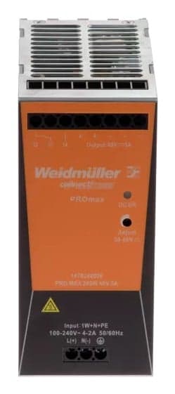 AXIS PS56 - Suprimento de potência (trilho DIN montável) - AC 100-240 V - 240 Watt - para Axis T8504-R