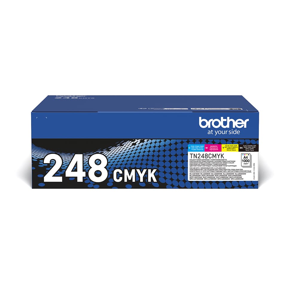 BROTHER TONER PACK 4 CORES TN248VAL