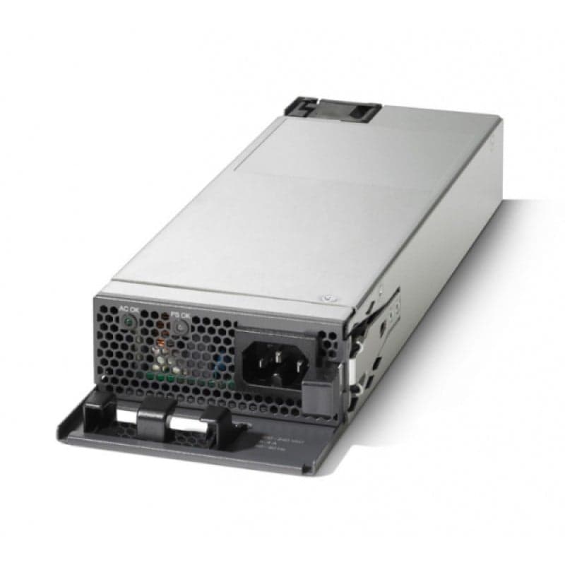 Cisco Config 5 - Suprimento de potência - hot-plug (módulo plug-in) - AC 100-240 V - 1000 watt - para P/N: C9200-48P-A, C9200-48P-E, C9200-48P-EDU, C9200L-48P-4G-A=, C9200L-48P-4X-E-WS