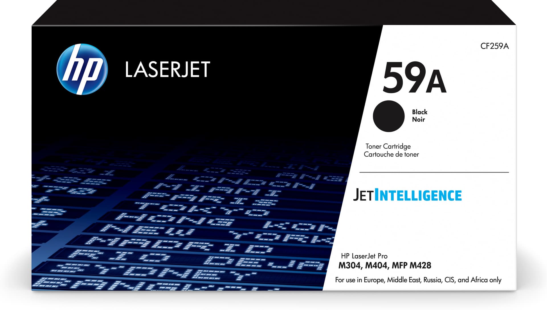 HP 59A - Preto - original - LaserJet - cartucho de toner (CF259A) - para LaserJet Pro M304a, M404dn, M404dw, M404n, M428fdw