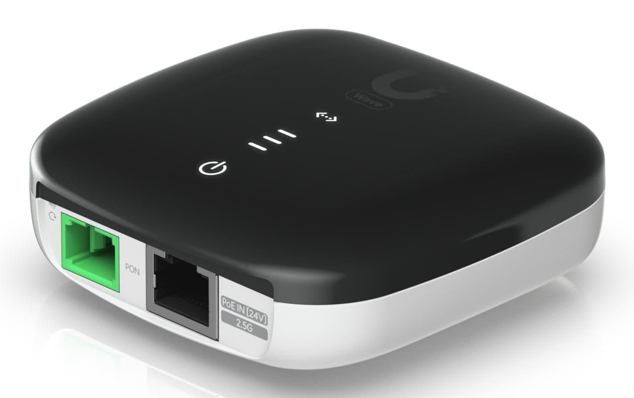 Ubiquiti A GPON optical network unit with a 2.5 GbE port that