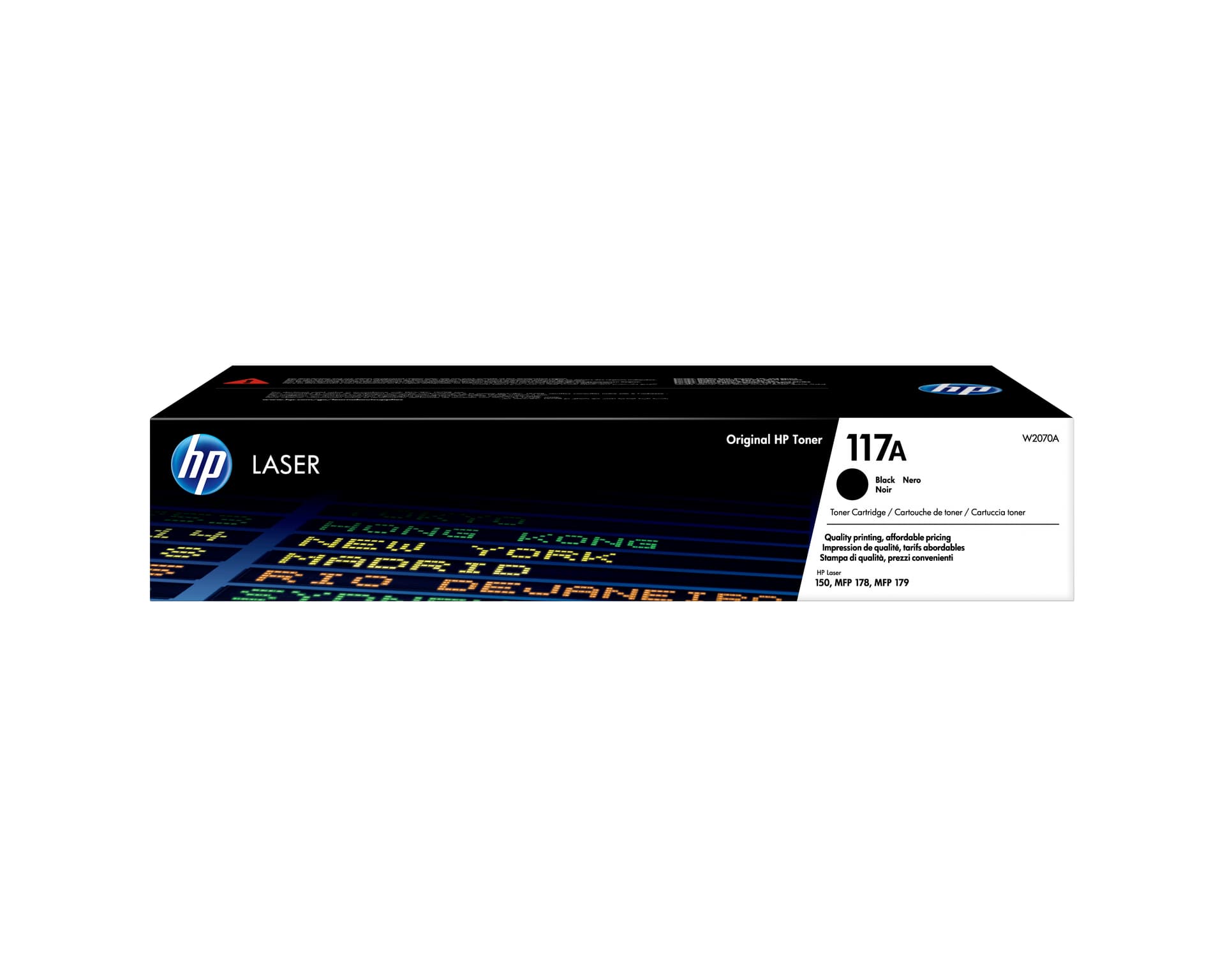 HP 117A - Preto - original - cartucho de toner (W2070A) - para Color Laser 150a, 150nw, MFP 178nw, MFP 178nwg, MFP 179fnw, MFP 179fwg