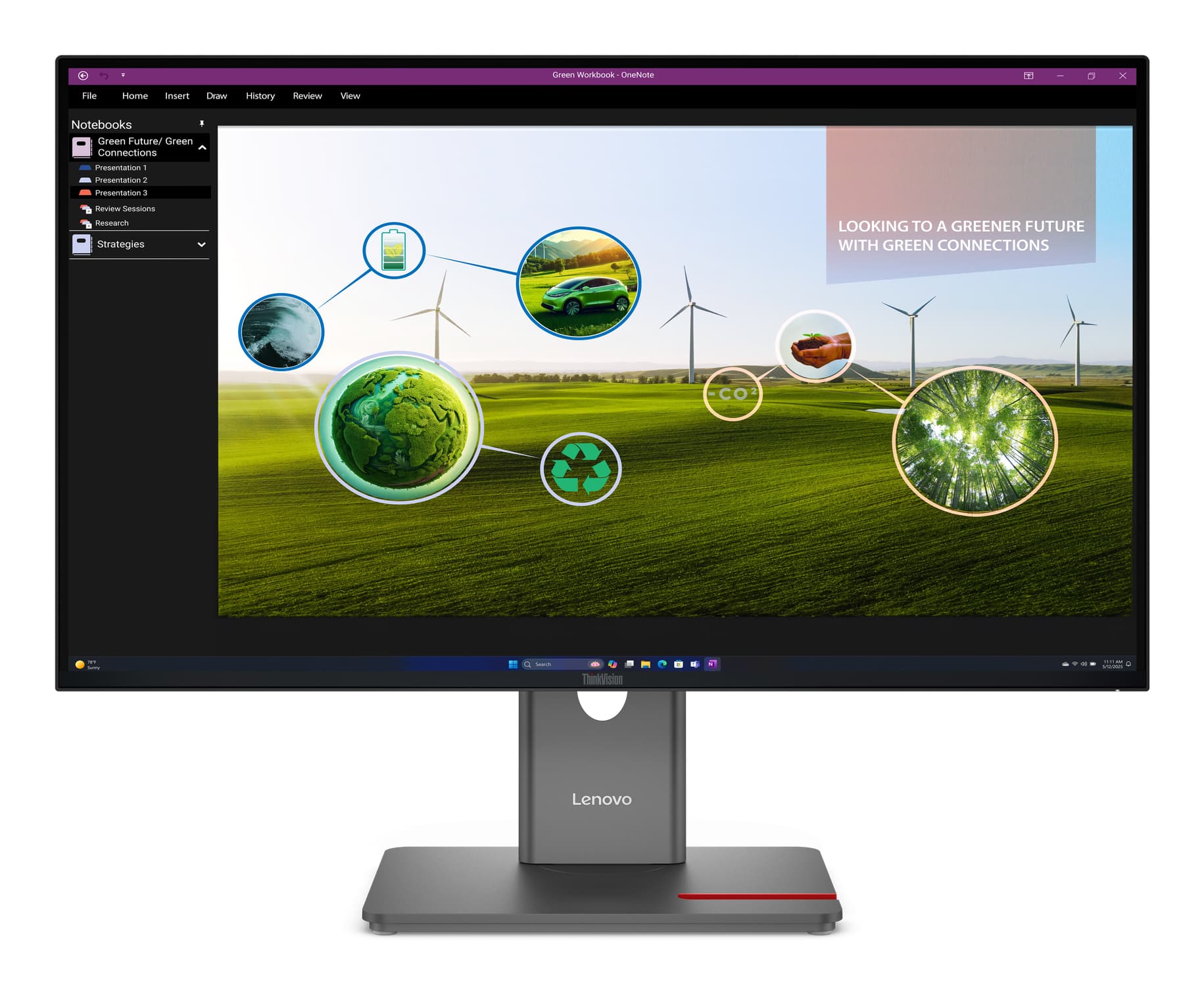 Lenovo ThinkVision P27Q-40 Monitor, 68,6 cm (27"), 2560 x 1440 pixels