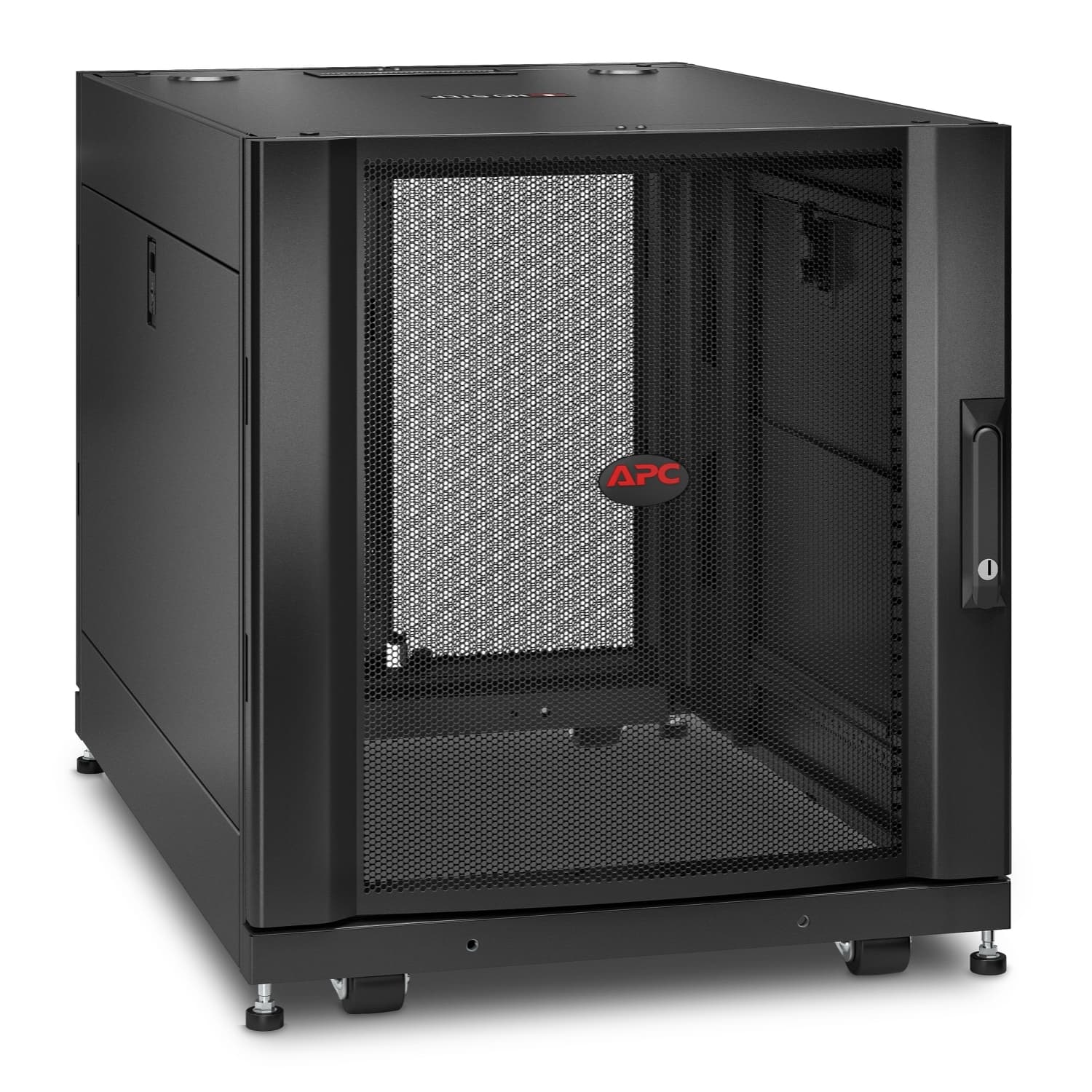 APC NetShelter SX - Gabinete armário - preto - 12U - 19" - Compatível com TAA - para P/N: SMTL1500RM3UC, SMTL1500RMI3UC, SRT2200RMXLAUS, SRTL3KRM1UC, SRTL3KRM1UNC